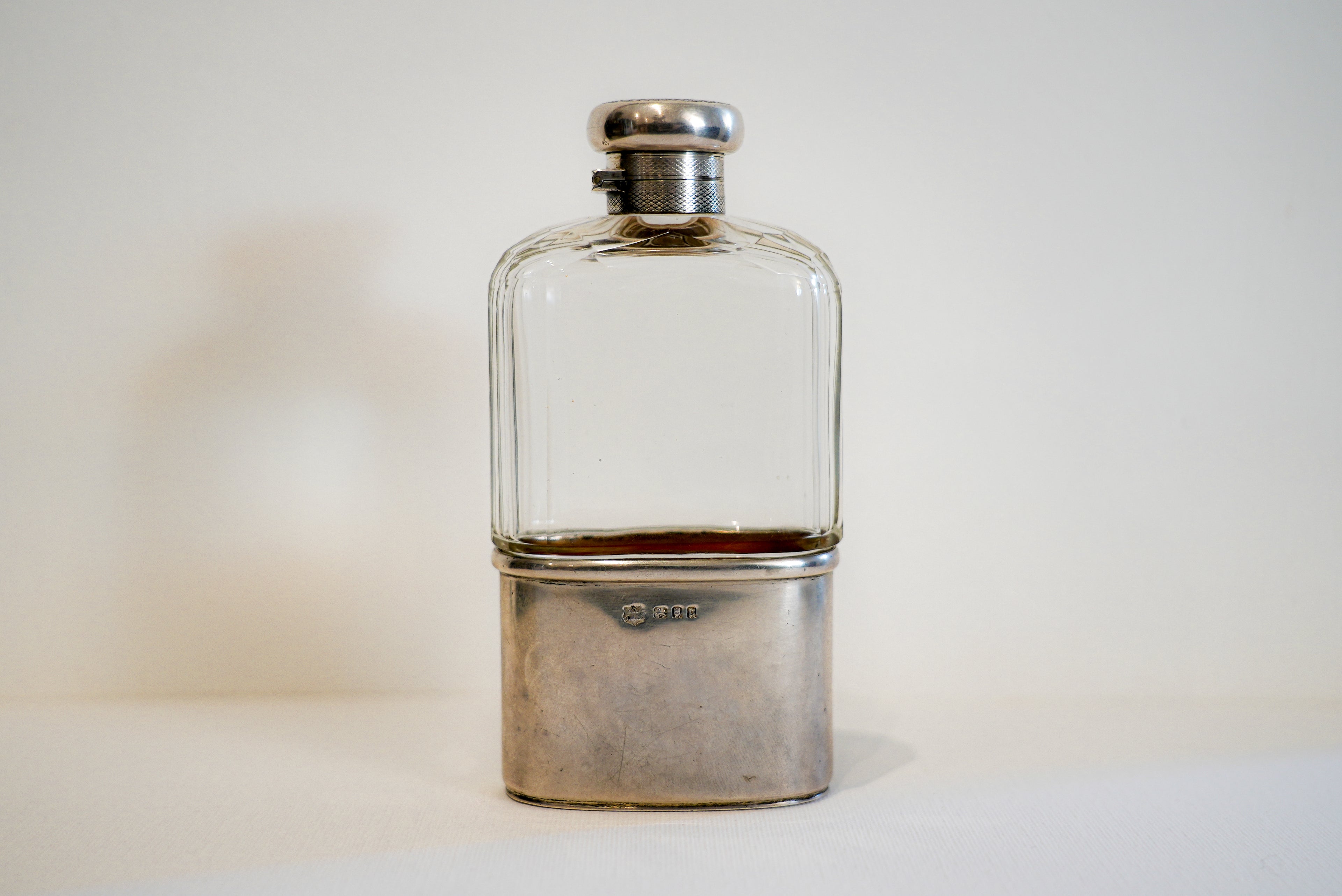George V Hallmarked Silver Hip Flask