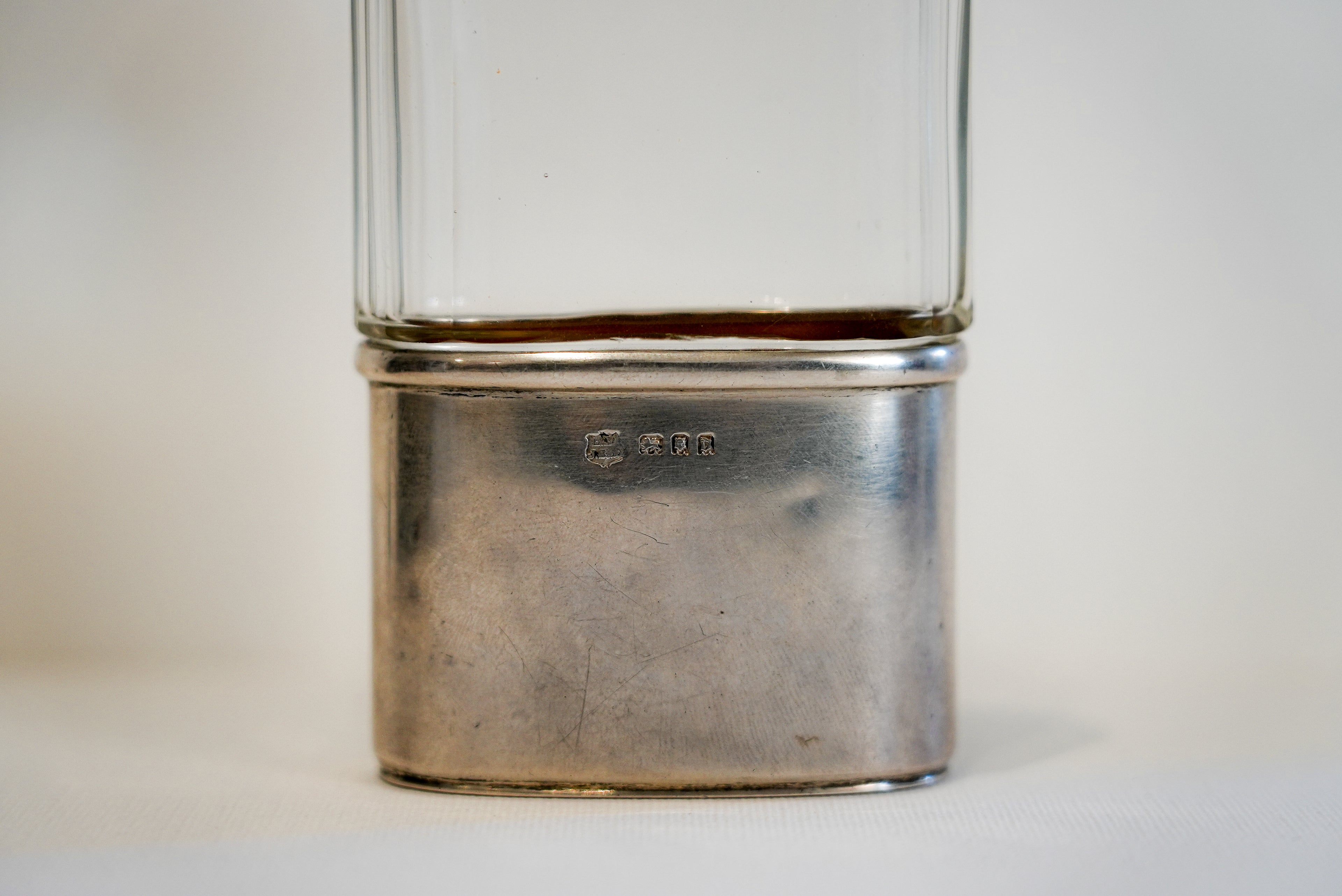 George V Hallmarked Silver Hip Flask